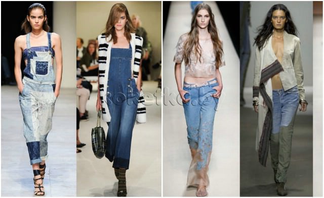 Модные джинсы весна лето 2015