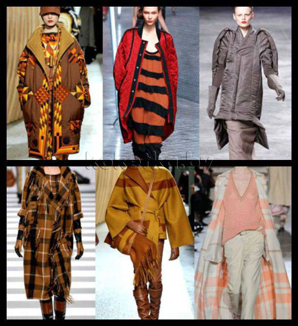 Модные пальто осень 2012