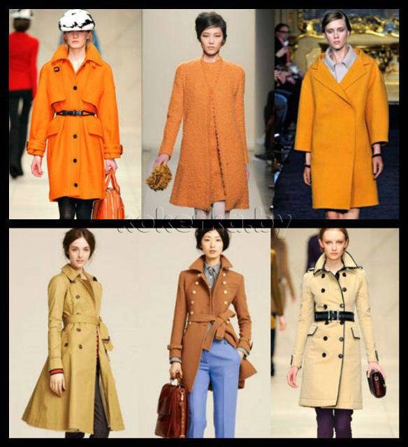 Модные пальто осень 2012