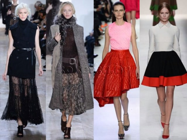 Модные юбки осень - зима 2014-2015