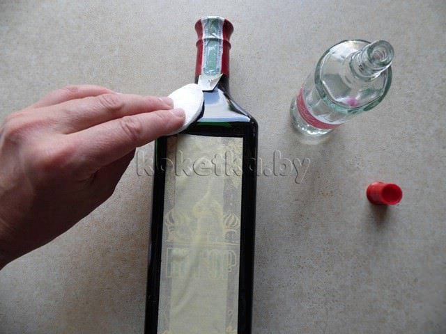 Как украсить бутылку вина мастер класс