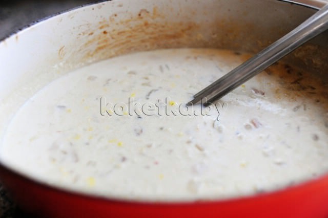 Крем суп с кукурузой