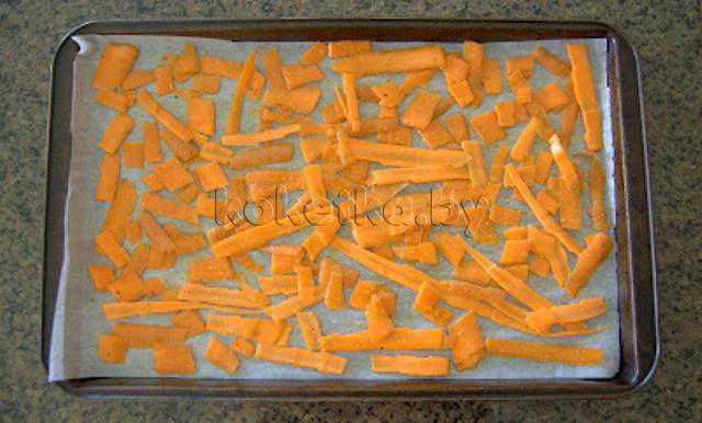 Морковные чипсы