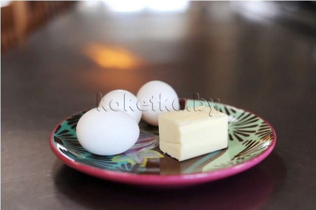Яичница с сыром