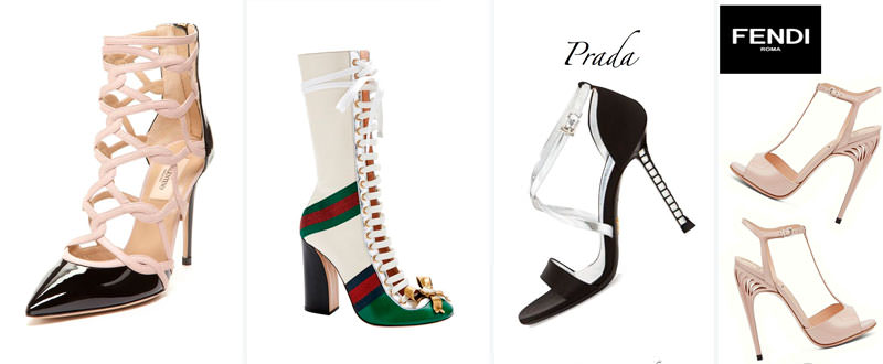 Модная обувь 2016 от брэндов Valentino, Gucci, Prada и Fendi