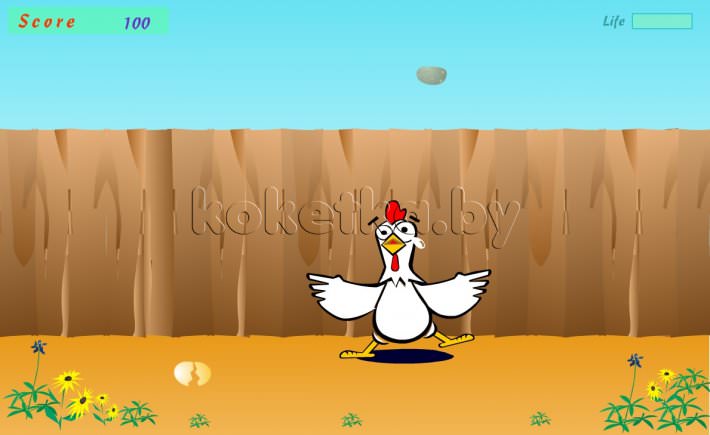 Игра Курица ловит яйца