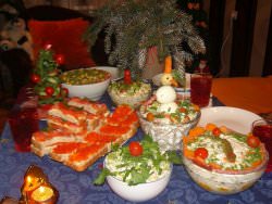 Рецепты салатов на новый год