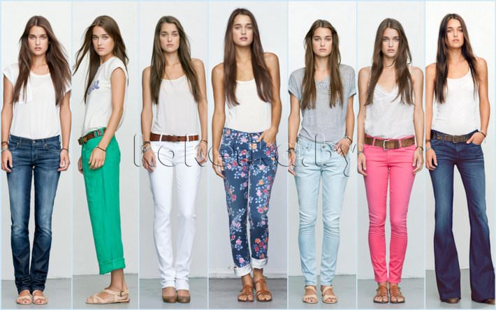 Модные джинсы весна-лето 2014
