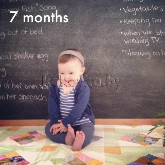Развитие ребенка в 7 месяцев