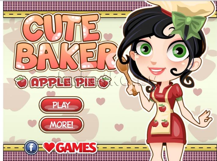Игра Печем яблочный пирог с Бейкер