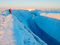Ледяной каньон в Гренландии
