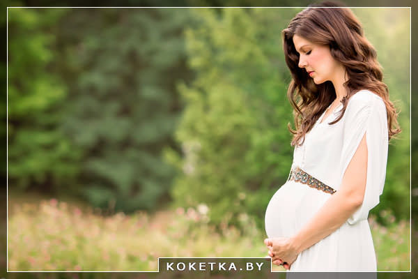 Фото беременной женщины - беременность 21 неделя