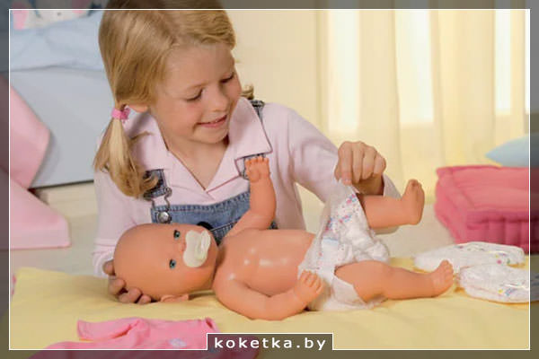 Игры с куклами у дошкольников