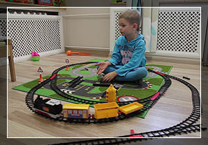 Железная дорога - игра для детей