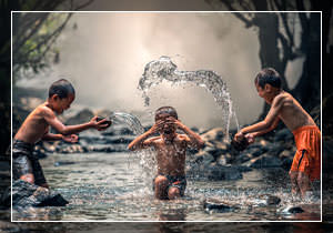 Детские игры в воде для здоровья малышей