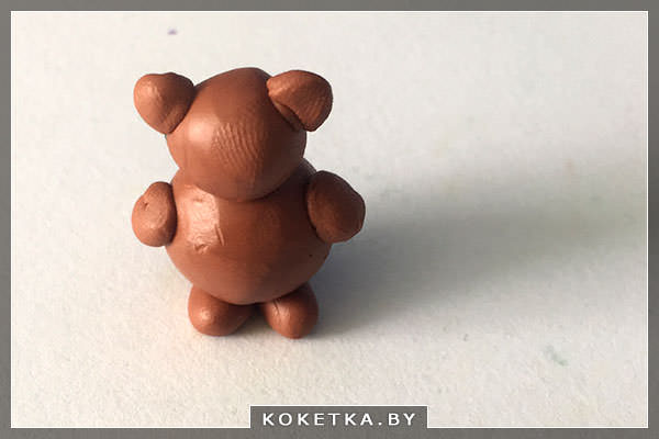 Мастер-класс по изготовлению пластилиновой фигурки "Медвежонок"