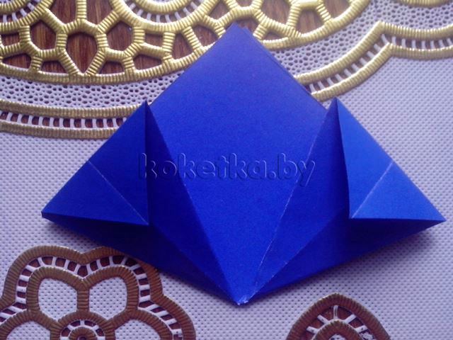 Оригами объемный цветок. Мастер класс