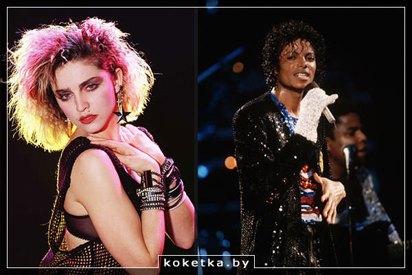 Мадонна и Майкл Джексон, 80-е
