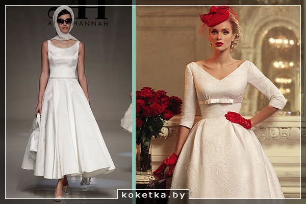 Белые свадебные платья 60-х годов