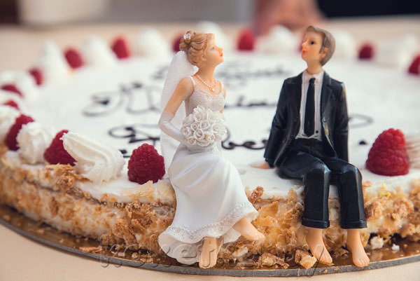 Красивый свадебный торт 