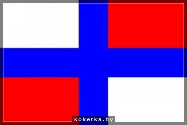 Флаг на корабле "Орёл" при Алексее Михайловиче