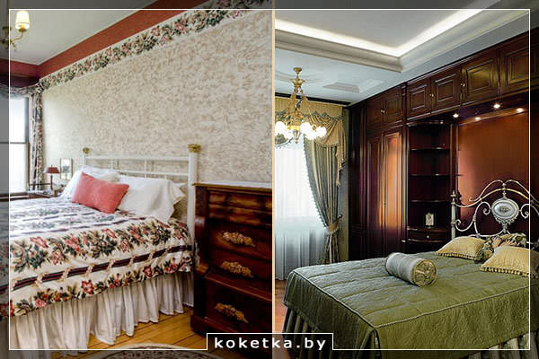 Викторианский стиль в спальне