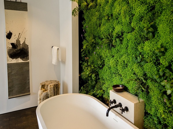 Любовь к природе в дизайне ванной