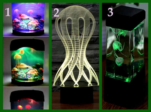 купить лампы-ночники в форме медузы