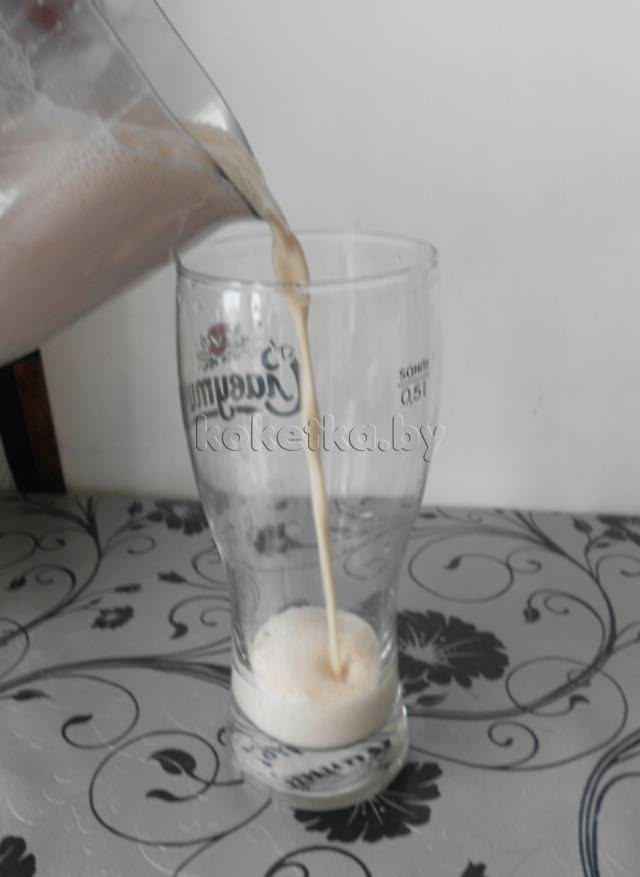 Молочный коктейль с ликером