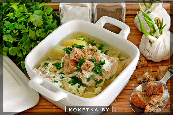 Чешский чесночный суп - Простой и быстрый рецепт спасет вас после застолья