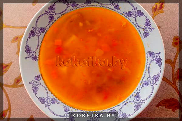 Рецепт приготовления фасолевого супа со свининой фото