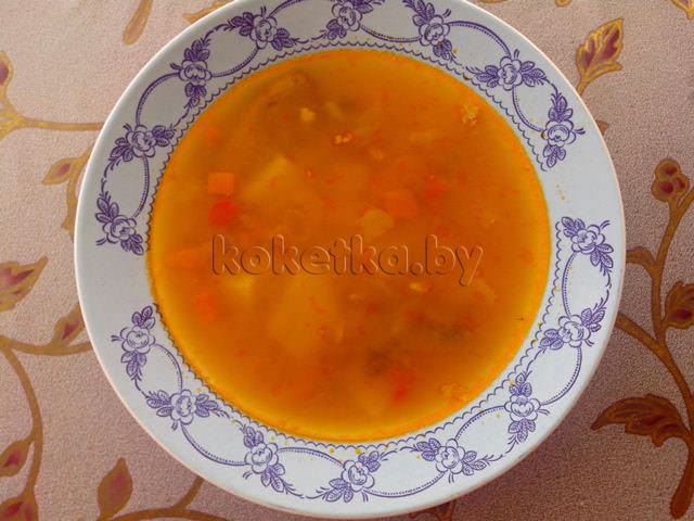 Рецепт приготовления фасолевого супа со свининой фото