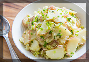 Фото-рецепт приготовления картофельного салата