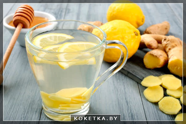 Приготовление воды с мёдом и лимоном
