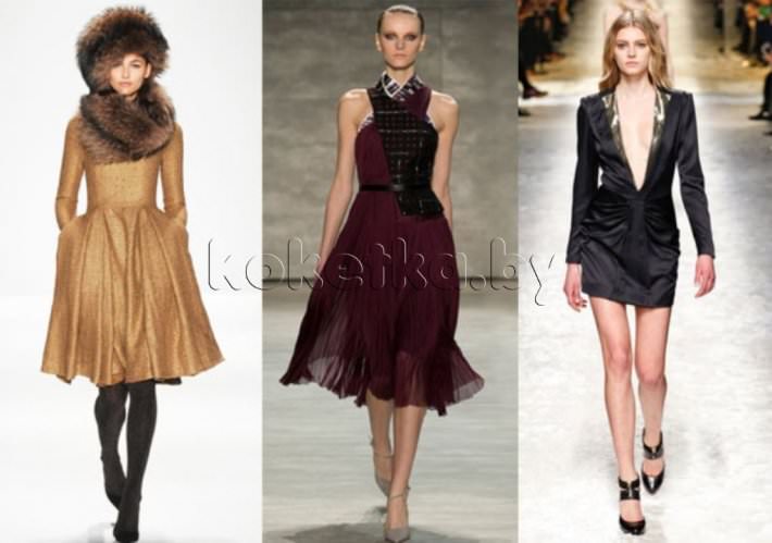 Модные повседневные платья осень – зима 2015