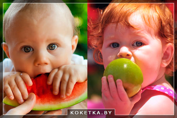 Когда начинать есть фрукты детям?