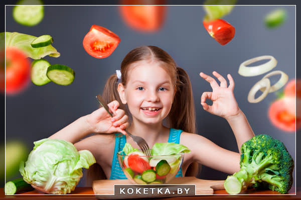 сырые овощи для роста и здоровья детских зубов