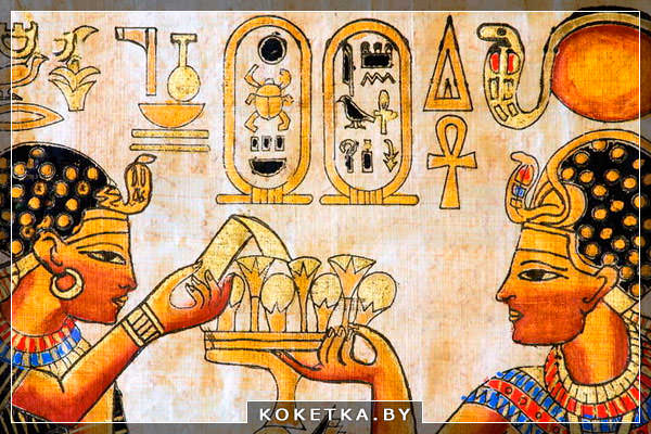 Впервые маникюр появился в древнем Египте