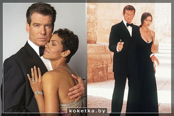 Джеймс Бонд и девушки в разные временные периоды