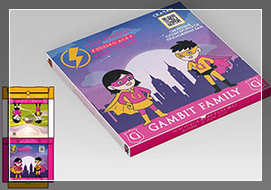 коробка для пиццы креативная